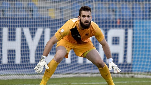 Liberecký brankář Tomáš Koubek během utkání 3. předkola Evropské ligy s Hapoelem Kirjat Šmona. Liberecký brankář Tomáš Koubek během utkání 3. předkola Evropské ligy s Hapoelem Kirjat Šmona.