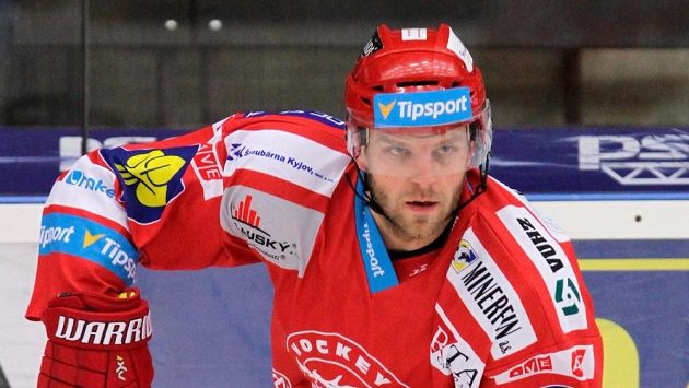 Třinecký hokejista Lukáš Galvas Třinecký hokejista Lukáš Galvas
