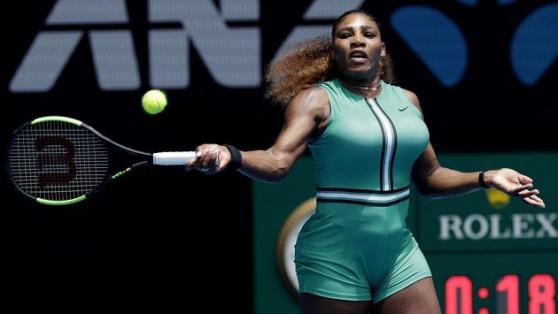 Americká tenistka Serena Williamsová neměla v prvním kole Australian Open problém. Americká tenistka Serena Williamsová neměla v prvním kole Australian Open problém.