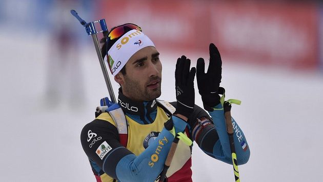 Vítěz závodu s hromadným startem Martin Fourcade z Francie. Vítěz závodu s hromadným startem Martin Fourcade z Francie.