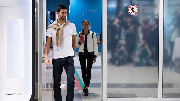 Novak Djokovič s manželkou. Novak Djokovič s manželkou.