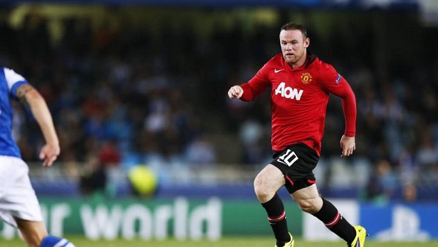 Kanonýr Manchesteru United Wayne Rooney. Kanonýr Manchesteru United Wayne Rooney.