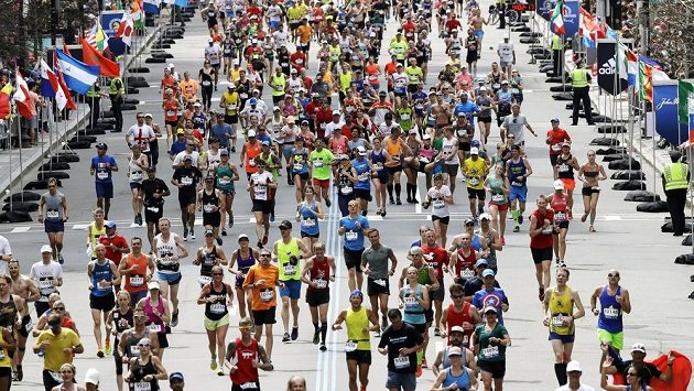 Bostonský maraton, ilustrační foto. Bostonský maraton, ilustrační foto.
