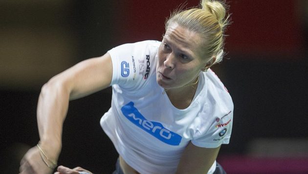 Česká tenistka Lucie Hradecká. Česká tenistka Lucie Hradecká.