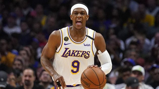 Americký basketbalista Rajon Rondo Americký basketbalista Rajon Rondo