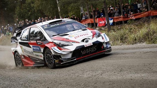 Estonský závodník Ott Tänak Estonský závodník Ott Tänak