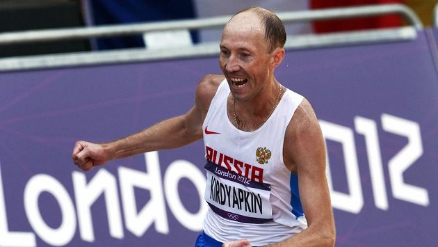 Ruský chodec Sergej Kirďapkin Ruský chodec Sergej Kirďapkin