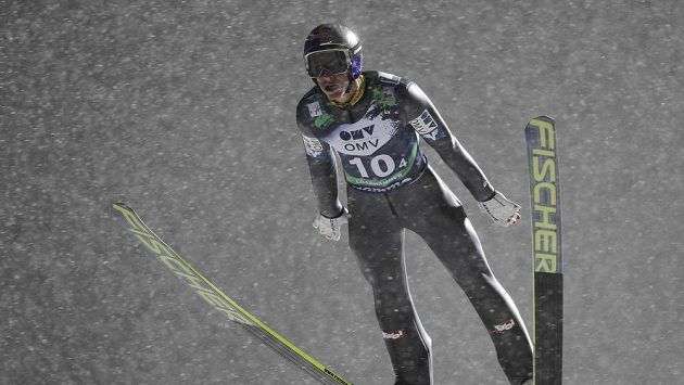 Rakouský skokan na lyžích Gregor Schlierenzauer v Lillehammeru. Rakouský skokan na lyžích Gregor Schlierenzauer v Lillehammeru.