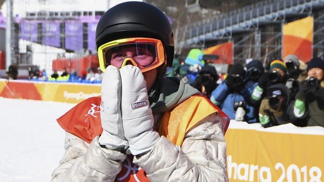 Američan Redmond Gerard bezprostředně po triumfu v olympijském závodě ve slopestylu. Američan Redmond Gerard bezprostředně po triumfu v olympijském závodě ve slopestylu.