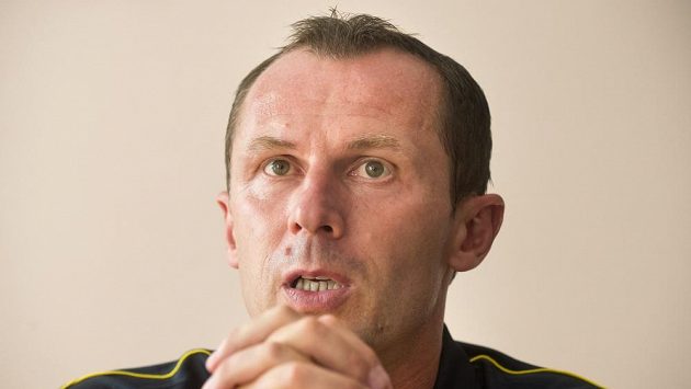 Trenér fotbalistů MFK Košice Radoslav Látal na středeční tiskové konferenci před úvodním zápasem druhého předkola Evropské ligy s Libercem. Trenér fotbalistů MFK Košice Radoslav Látal na středeční tiskové konferenci před úvodním zápasem druhého předkola Evropské ligy s Libercem.