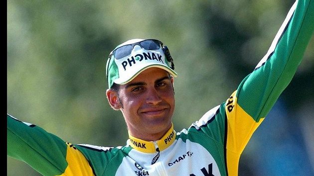 Španělský cyklista Oscar Pereiro Španělský cyklista Oscar Pereiro