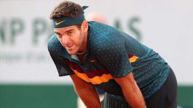 Sadness tennis star.  Champion Del Potro mourns the deceased father