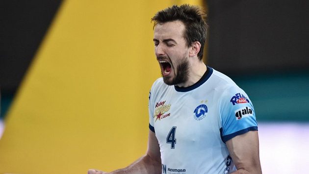 Opora kladenských volejbalistů Filip Křesťan. Opora kladenských volejbalistů Filip Křesťan.