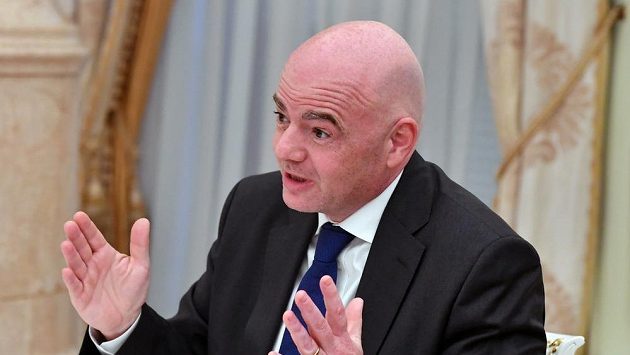 Prezident FIFA Gianni Infantino. Prezident FIFA Gianni Infantino.