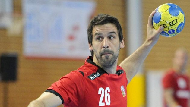 Martin Stržínek z Hranic na archivním snímku z házenkářské reprezentace. Martin Stržínek z Hranic na archivním snímku z házenkářské reprezentace.