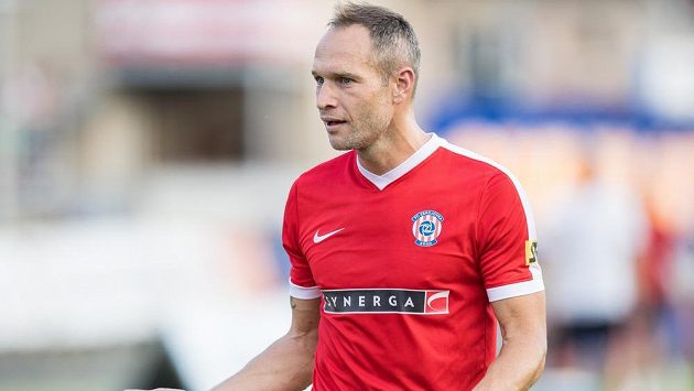 Jan Polák z Brna na snímku z utkání se Spartou. Jan Polák z Brna na snímku z utkání se Spartou.