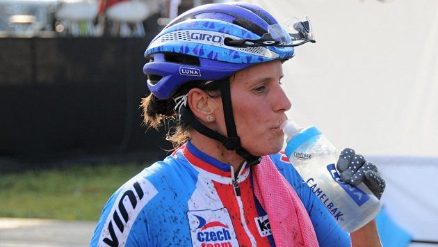 Kateřina Nash po závodě štafet v Novém Městě na Moravě. Kateřina Nash po závodě štafet v Novém Městě na Moravě.