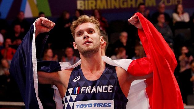 Francouz Kevin Mayer posunul hranici světového rekordu v desetiboji. Francouz Kevin Mayer posunul hranici světového rekordu v desetiboji.