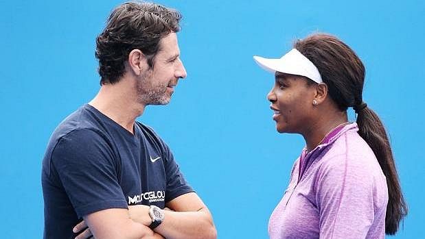 Patrick Mouratoglou a Serena Williamsová. Patrick Mouratoglou a Serena Williamsová.