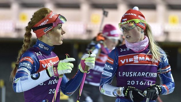 Gabriela Koukalová (vlevo) a Eva Puskarčíková se spolu připravovaly v Novém Městě na Moravě. Gabriela Koukalová (vlevo) a Eva Puskarčíková se spolu připravovaly v Novém Městě na Moravě.