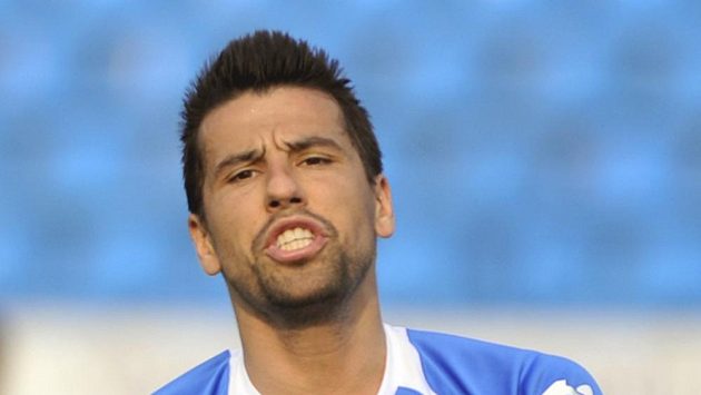 Útočník Baníku Ostrava Milan Baroš Útočník Baníku Ostrava Milan Baroš