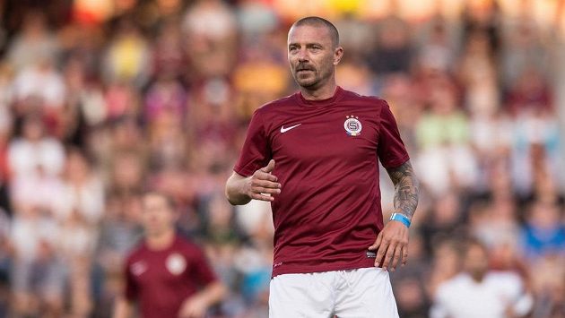Tomáš Řepka během rozlučkového utkání Jaromíra Blažka na Letné. Tomáš Řepka během rozlučkového utkání Jaromíra Blažka na Letné.