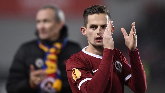 Fotbalista Sparty Mario Holek. Fotbalista Sparty Mario Holek.
