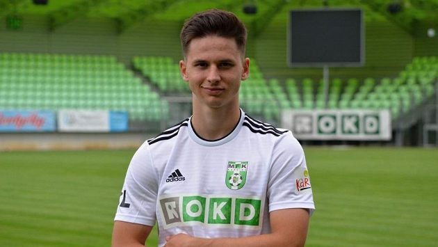 Tomáš Ostrák v dresu Karviné Tomáš Ostrák v dresu Karviné
