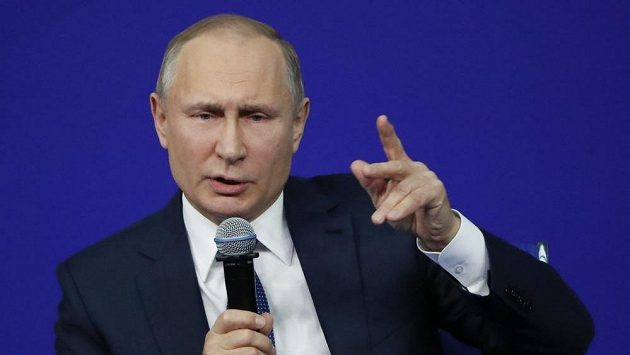 Ruský prezident Vladimir Putin. Ruský prezident Vladimir Putin.