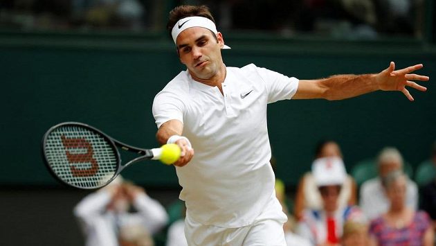 Roger Federer ve druhém kole Wimbledonu. Roger Federer ve druhém kole Wimbledonu.