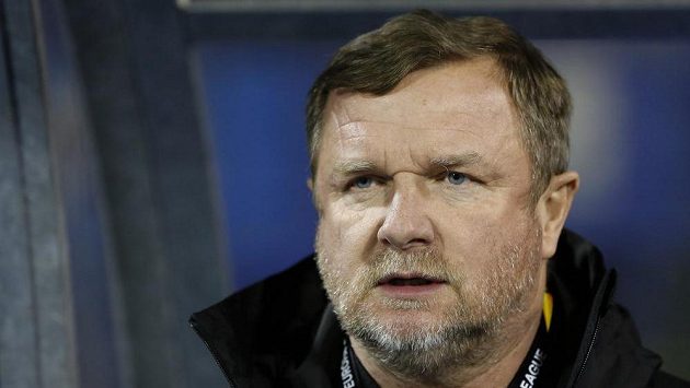 Plzeňský kouč Pavel Vrba v Záhřebu. Plzeňský kouč Pavel Vrba v Záhřebu.