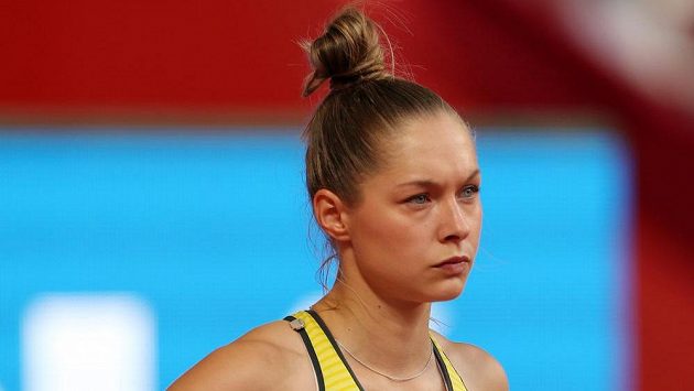 Německá sprinterka Gina Lückenkemperová. Německá sprinterka Gina Lückenkemperová.