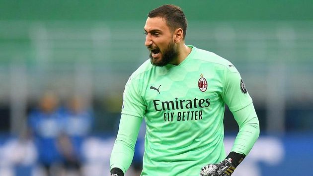 Brankář AC Milán Gianluigi Donnarumma má koronavirus. Brankář AC Milán Gianluigi Donnarumma má koronavirus.