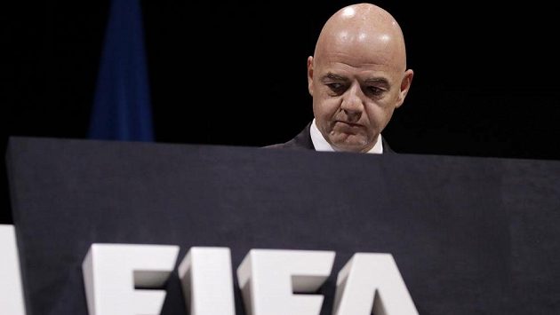 Předseda Mezinárodní fotbalové federace Gianni Infantino. Předseda Mezinárodní fotbalové federace Gianni Infantino.
