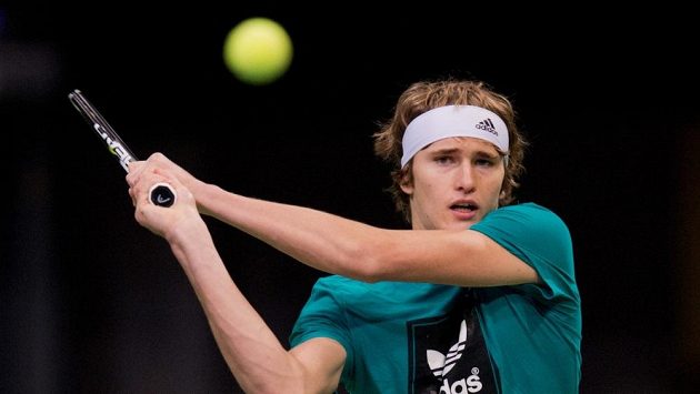 Talentovaný německý tenista Alexander Zverev. Talentovaný německý tenista Alexander Zverev.