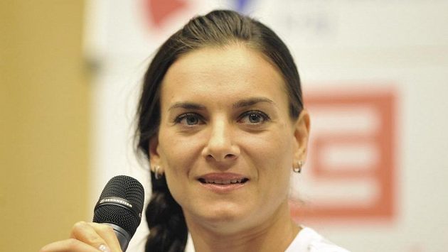 Ruská tyčkařka Jelena Isinbajevová Ruská tyčkařka Jelena Isinbajevová