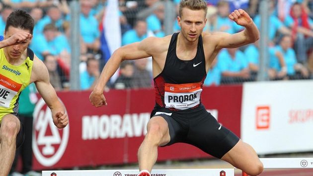 Josef Prorok při mítinku Zlatá tretra v Ostravě. Josef Prorok při mítinku Zlatá tretra v Ostravě.