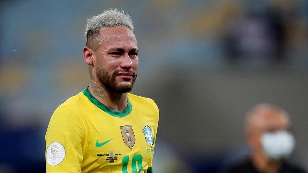 Neymar v dresu Brazílie. Neymar v dresu Brazílie.