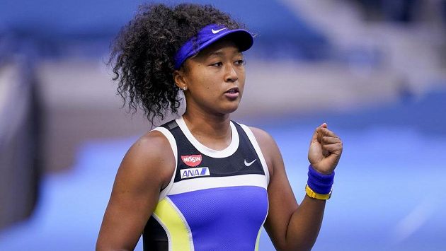 Japonská tenistka Naomi Ósakaová ve finále US Open. Japonská tenistka Naomi Ósakaová ve finále US Open.