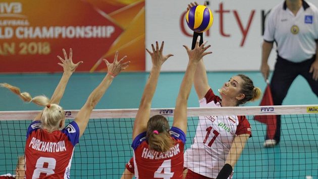 Semifinálový zápas druhé divize Grand Prix volejbalistek mezi Českou republikou a Polskem. Semifinálový zápas druhé divize Grand Prix volejbalistek mezi Českou republikou a Polskem.