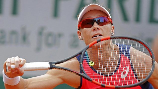 Samantha Stosurová během pařížského French Open. Samantha Stosurová během pařížského French Open.