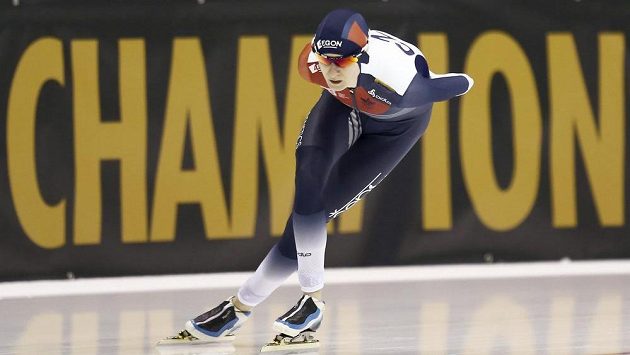 Rychlobruslařka Martina Sáblíková během MS v Heerenveenu. Rychlobruslařka Martina Sáblíková během MS v Heerenveenu.