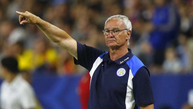 Trenér Leicesteru Claudio Ranieri. Trenér Leicesteru Claudio Ranieri.