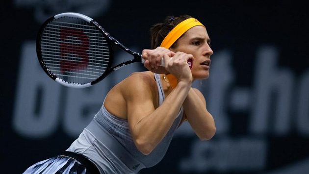 Německá tenistka Andrea Petkovicová na turnaji v Linci. Německá tenistka Andrea Petkovicová na turnaji v Linci.
