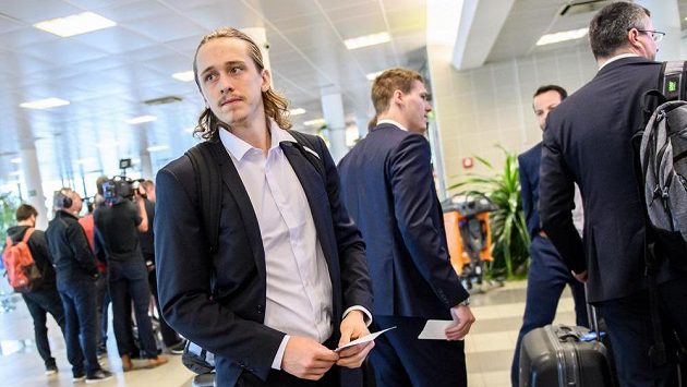 Libor Šulák před odletem na MS do Dánska. Libor Šulák před odletem na MS do Dánska.