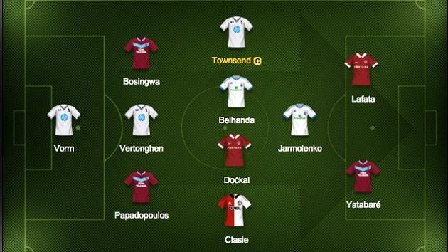 Kapitánem našeho výběru je záložník Tottenhamu Townsend. Kapitánem našeho výběru je záložník Tottenhamu Townsend.