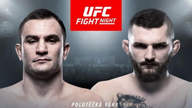 Gian Villante (vlevo) vs. Michal Oleksiejczuk. Duel polotěžké váhy pro UFC v Praze. Gian Villante (vlevo) vs. Michal Oleksiejczuk. Duel polotěžké váhy pro UFC v Praze.