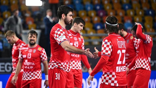 Zklamaní Chorvaté po prohře s Argentinou. Zklamaní Chorvaté po prohře s Argentinou.