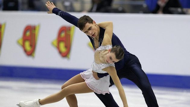 Český krasobruslařský pár Anna Dušková a Martin Bidař. Český krasobruslařský pár Anna Dušková a Martin Bidař.