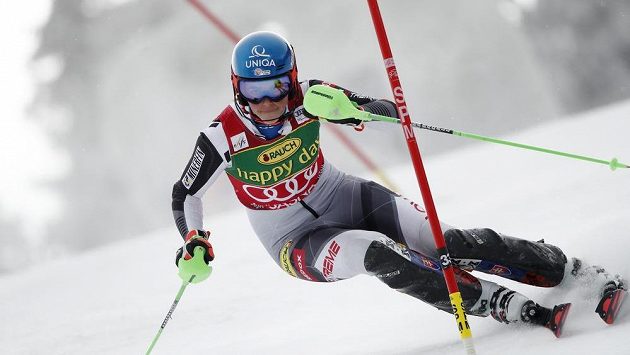 Will Vlhová try to triumph in a giant slalom at home in Jasná?  The first lap went great